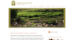 Desktop Screenshot of greenolivearts.com